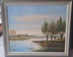 Schilderij van (T ?) Hokken – Polderlandschap, Antiek en Kunst, Kunst | Schilderijen | Klassiek, Ophalen
