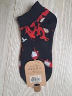 Enkel sokken wijnglas zwart rood 36-43, Sokken en Kniesokken, Zwart, Nieuw, Overige maten