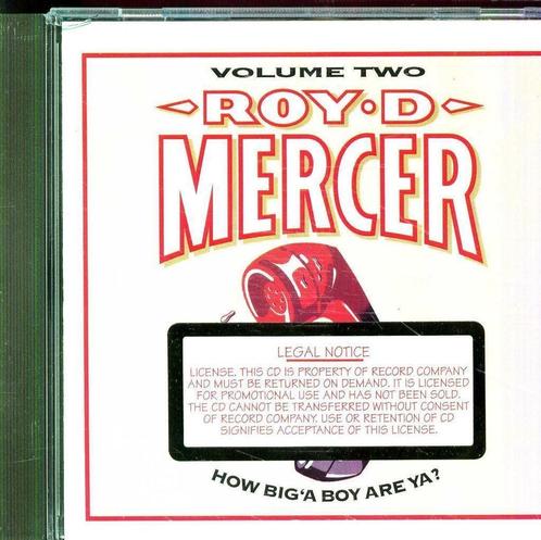 cd van Roy D. Mercer - How big'a boy are ya [promo], Cd's en Dvd's, Cd's | Pop, Gebruikt, 1980 tot 2000, Verzenden