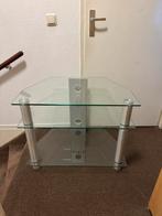 Glazen tv meubel zgan voor 50 euro ophalen zware kwaliteit, Zo goed als nieuw, Minder dan 100 cm, 25 tot 50 cm, 50 tot 100 cm