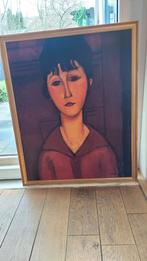 Canvas schilderij Amedeo Modigliani Head of a young girl, Antiek en Kunst, Curiosa en Brocante, Ophalen