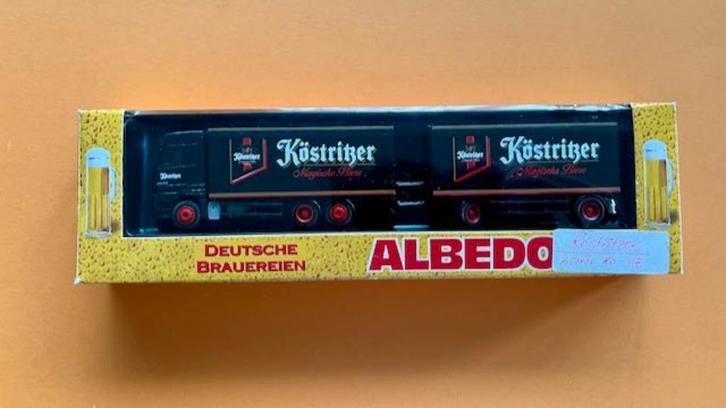 Albedo		MB Actros Kostritzer	1/87	H0, Hobby en Vrije tijd, Modelauto's | 1:87, Nieuw, Bus of Vrachtwagen, Ophalen of Verzenden
