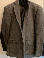 Zwart gemêleerd jasje, wol maat  52, Ophalen of Verzenden, Zo goed als nieuw, Maat 52/54 (L), Zwart