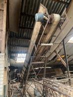 Jacobs ladder hooibaaltjes transportband, Ophalen, Gebruikt, Elektrisch