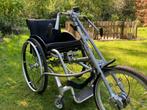 Lichtgewicht aluminium rolstoel met Handbike, Diversen, Ophalen, Zo goed als nieuw