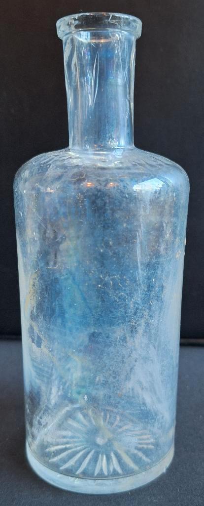 Oude Berken haarwater flesje - Adv S 483, Antiek en Kunst, Antiek | Overige Antiek, Ophalen of Verzenden