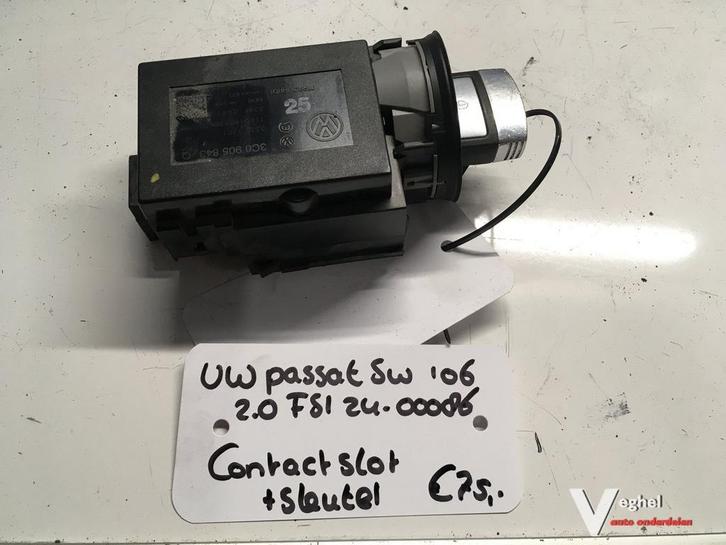 Vw Passat 2.0 fsi SW 2006 2400086 Contactslot met sleutel  3, Auto-onderdelen, Carrosserie en Plaatwerk, Gebruikt, Ophalen of Verzenden