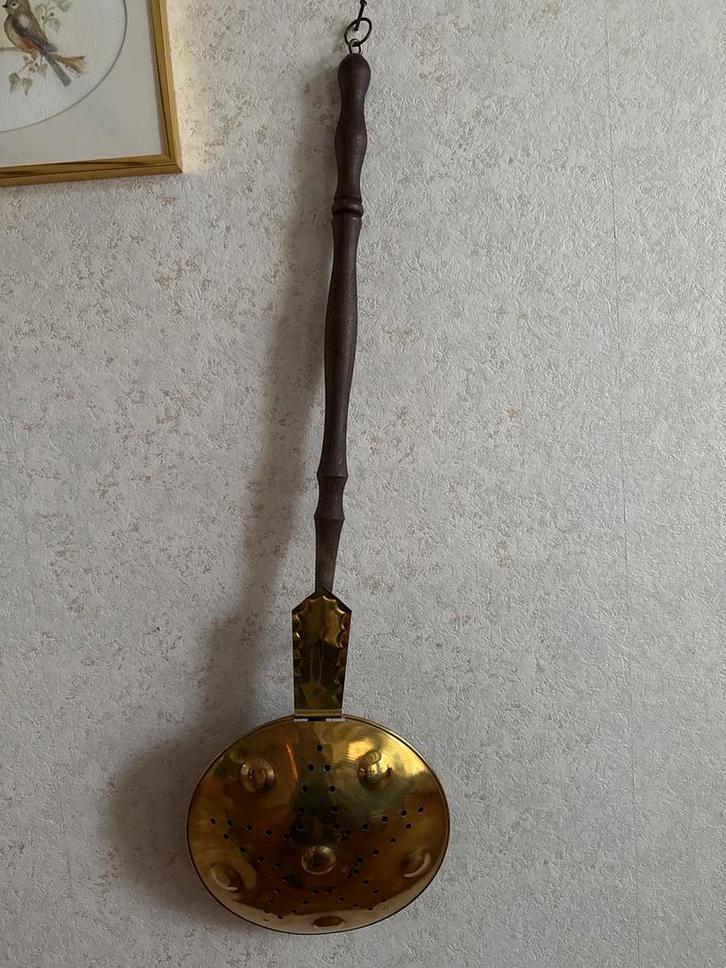 Antieke beddenpan, Antiek en Kunst, Antiek | Koper en Brons, Brons, Ophalen of Verzenden