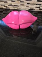 Boekensteun Roze Lippen - Uniek Design, Met plank(en), Nieuw, Ophalen of Verzenden, Minder dan 25 cm