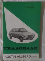Vraagbaak Austin Allegro 1973-1981, Ophalen of Verzenden