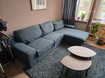 Donkerblauwe IKEA Kivik 3-persoons bank (280cm breed), Huis en Inrichting, Banken | Bankstellen, Ophalen, 250 tot 300 cm, Gebruikt