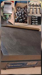 Magneet platen, Span en Komtangen, mach.klem., Ophalen, Nieuw