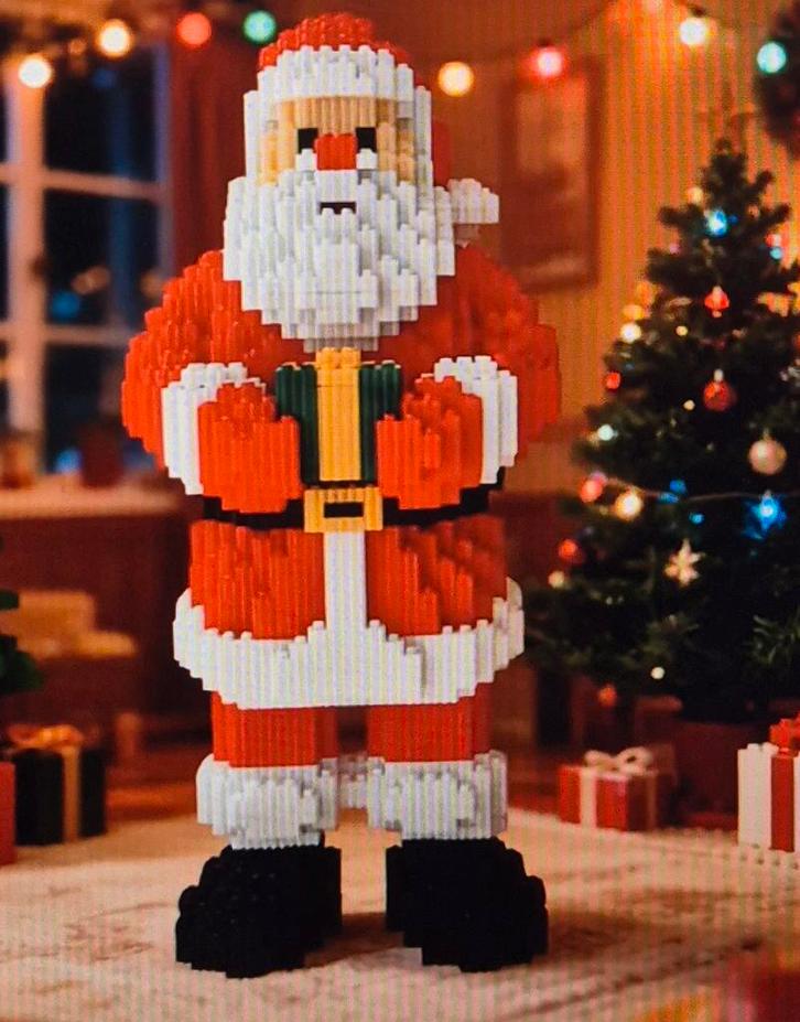 KERSTMAN magic blocks of Gitaar bouwpakket, Diversen, Kerst, Nieuw, Ophalen of Verzenden