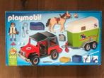 Playmobil 4189 - Jeep met paardentrailer – in originele doos, Complete set, Ophalen of Verzenden, Zo goed als nieuw