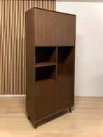Boekenkast / wandkast Vida in mokka Tabacco mango 200 cm, Huis en Inrichting, Kasten | Wandmeubels, Ophalen, Zo goed als nieuw