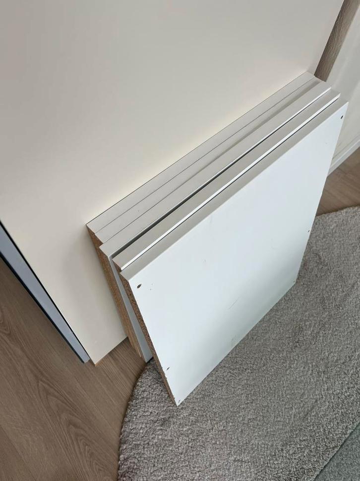 Set van 5 IKEA PAX KOMPLEMENT planken (50x58 cm), Huis en Inrichting, Kasten | Kledingkasten, Zo goed als nieuw, Minder dan 100 cm