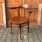 Captain chair cafe stoel armleuningen hout model Thonet, Antiek en Kunst, Antiek | Meubels | Stoelen en Banken, Ophalen