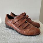 Durea leren klittenbandschoenen 40.5 / 7 wijdte H, Kleding | Dames, Schoenen, Durea, Bruin, Ophalen of Verzenden, Sneakers of Gympen