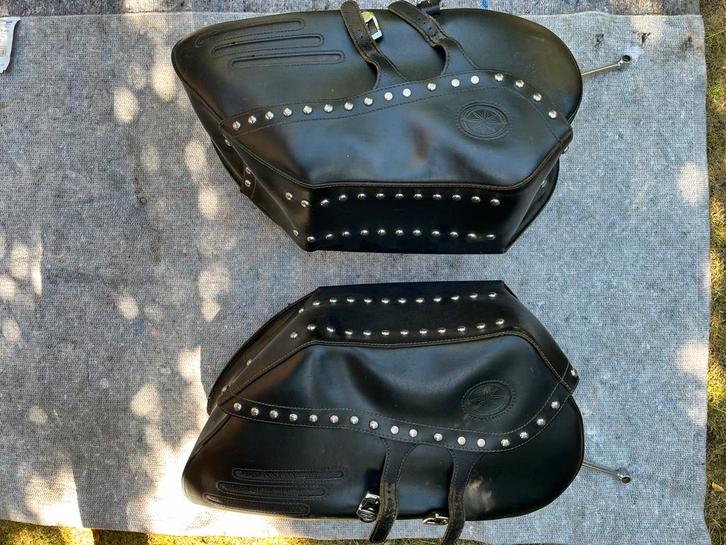 Yamaha XV1600 Zadeltassen met beugels, Motoren, Accessoires | Koffers en Tassen, Gebruikt, Ophalen