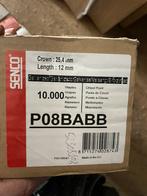 Senco P08BABB DOOS a 10.000 stuks, Doe-het-zelf en Verbouw, Metalen, Nieuw, Koper of Messing, Verzenden