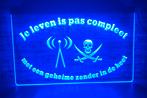 GEHEIME ZENDER 3D ledverlichting lamp lichtbak, Ophalen of Verzenden, Nieuw, Lichtbak of (neon) lamp