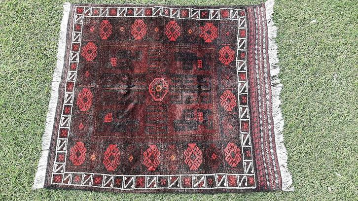 Oosters-Perzisch tapijt vierkant, Huis en Inrichting, Stoffering | Tapijten en Kleden, Zo goed als nieuw, 50 tot 100 cm, 50 tot 100 cm