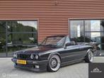 BMW 3-serie e30 cabrio 320i 6cilinder Alpina 2e eigenaar, Achterwielaandrijving, Gebruikt, Zwart, Leder