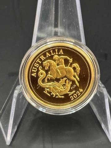 Gouden 25 dollar Australië Sovereign 7,78 gram 2024 beschikbaar voor biedingen