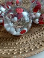 Kerstballen met Droogbloemen & Sneeuw - 7 stuks, Ophalen of Verzenden, Nieuw