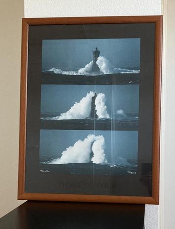 Ingelijste fotoprint Phare du Four van Philip Plisson