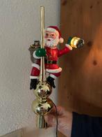 Bewegende Kerstman op piek. met lampje., Diversen, Kerst, Ophalen, Gebruikt