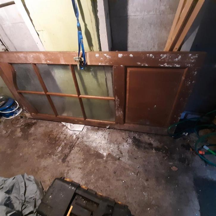 Gratis zware hardhouten deur ruilen voor...wie? Direct! Nu!, Doe-het-zelf en Verbouw, Deuren en Horren, Gebruikt, Binnendeur, 200 tot 215 cm