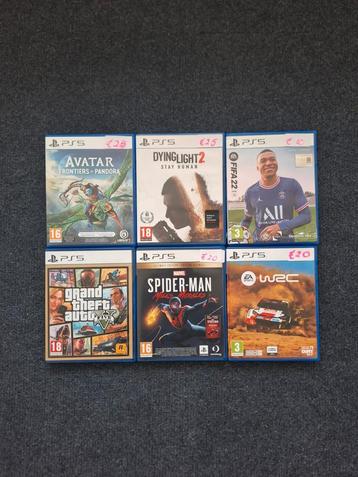 Ps5 games/spellen  beschikbaar voor biedingen