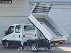 Iveco Daily 35C21 3-Zijdige Kipper Dubbel Cabine 210PK 3.0L, Auto's, Bestelauto's, Automaat, Stof, Euro 6, Iveco