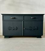 Vintage houten kast, Antiek en Kunst, Curiosa en Brocante, Ophalen