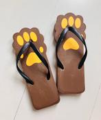 Hema beer teenslippers badslippers 32-33, Ophalen, Zo goed als nieuw, Meisje, Overige typen