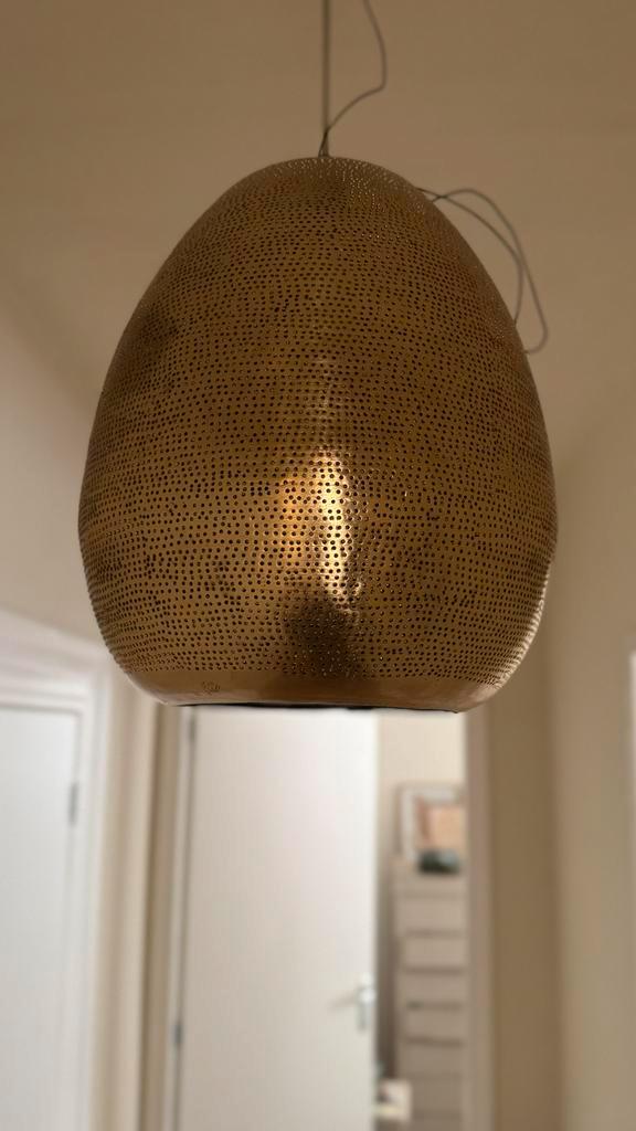 Zenza Hanglamp - Sfeervolle Verlichting, Huis en Inrichting, Lampen | Hanglampen, Zo goed als nieuw, 50 tot 75 cm, Metaal, Ophalen
