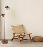 CHERICONI VLOERLAMP Aperto 153cm zwart 2 lichts staande lamp, Ophalen, Zo goed als nieuw, Metaal, 150 tot 200 cm