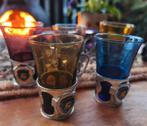 Retro Scandinavische shotglaasjes met Åland wapen – set (5), Ophalen of Verzenden, Overige materialen, Overige stijlen