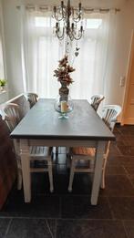 eettafel €50, Huis en Inrichting, Ophalen, Gebruikt, 4 tot 6 stoelen