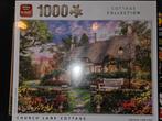 King Puzzel - Church Lane Cottage - 1000 stukjes, Hobby en Vrije tijd, Denksport en Puzzels, Ophalen of Verzenden, 500 t/m 1500 stukjes
