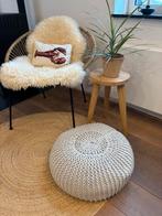 Gehaakte poef lichtgrijs, Ophalen, Overige materialen