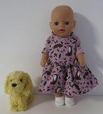 poppenkleertjes babypop born little 36cm (jurk ), Verzenden, Nieuw, Babypop