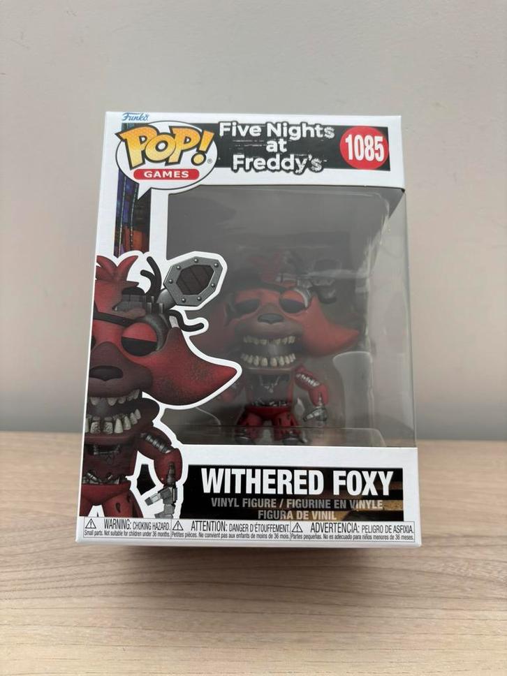 Withered Foxy 1085 Funko Pop! Games Five Nights at Freddy's, Verzamelen, Poppetjes en Figuurtjes, Zo goed als nieuw, Ophalen of Verzenden
