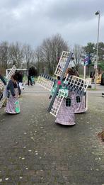 Loopgroep carnaval draaidende Wieken Molen kostuum, Ophalen, Gedragen, Carnaval, Kleding