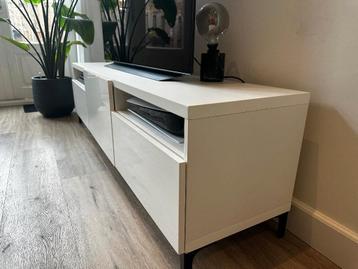 TV meubel wit (BESTÅ) 180cm breed