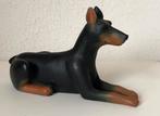 Hond Dobermann Pincher  Vintage Beeldje, Ophalen of Verzenden, Zo goed als nieuw, Beeldje of Figuurtje