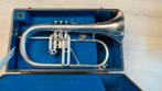 Courtois bugel flugelhorn, Ophalen of Verzenden, Gebruikt, Overige typen, Met koffer
