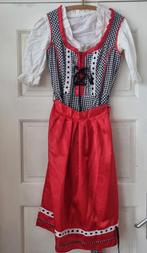 Zwart wit geblokte Dirndl met rode schort mt 38 Oktoberfest, Kleding | Dames, Carnavalskleding en Feestkleding, Maat 38/40 (M)