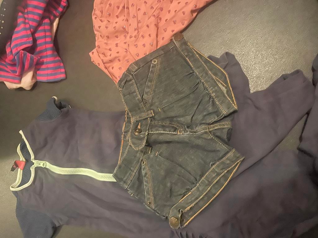 Kledingpakket 12 stuks - Jasjes, onesie & meer!, Ophalen of Verzenden, Gebruikt, Maat 128